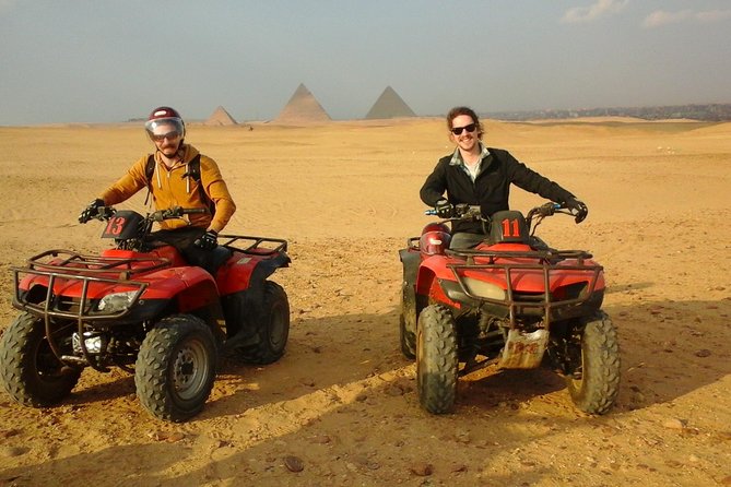 Quad Bike Trip At Desert of Giza Pyramids