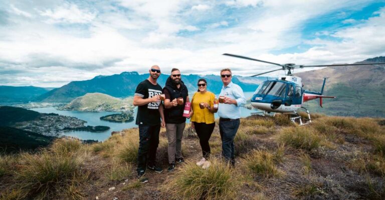Queenstown: Helicopter Flight and Gin Tasting Tour