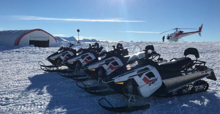Queenstown: Snowmobiling Experience With Helicopter Flight