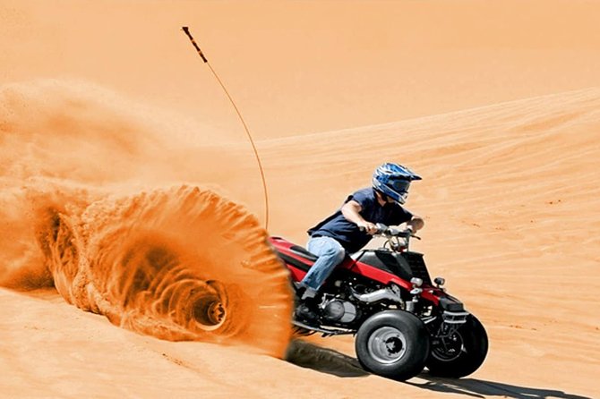 Red Dunes Quad Bike Safari & Dubai Marina Cruise Dinner ( 2 Days Tour )