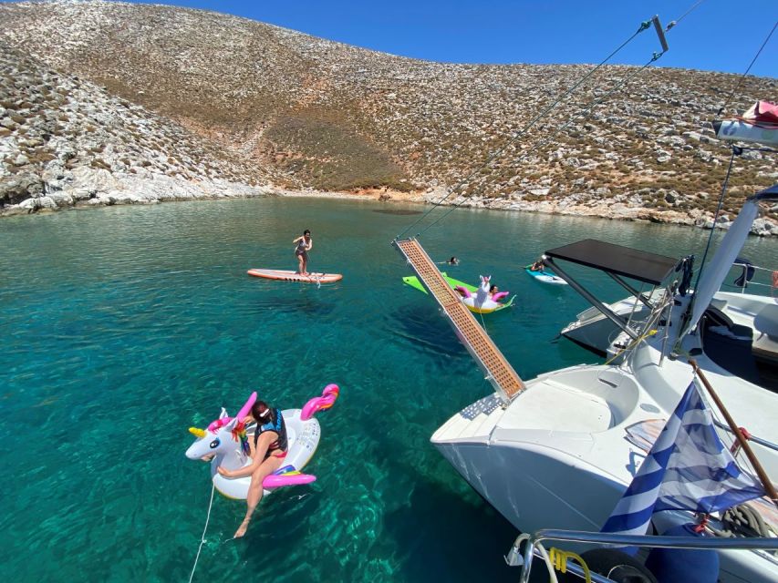 1 rethymno private catamaran cruise with meal and drinks Rethymno: Private Catamaran Cruise With Meal and Drinks