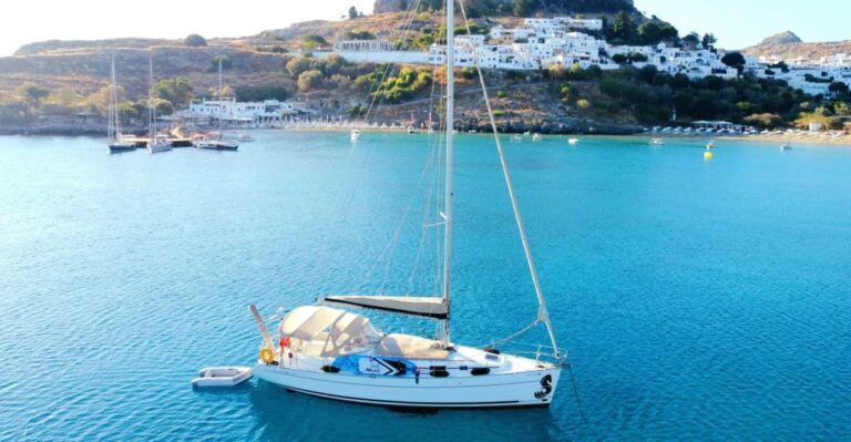 Rhodes: Sailing Private Cruise to Kallithea Thermes Bay