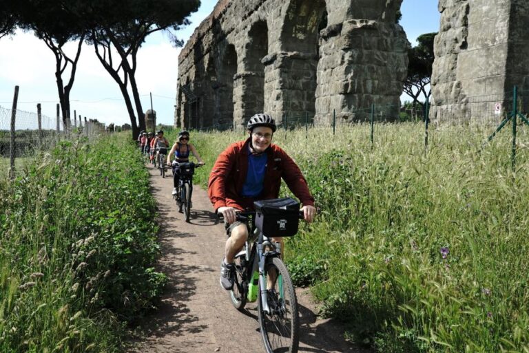 Rome: Appian Way, Aqueducts, & Catacombs Guided E-Bike Tour