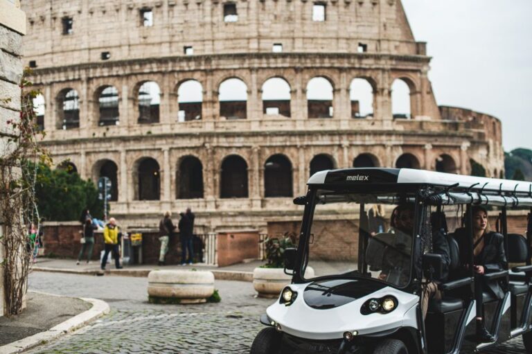Rome: City Highlights Guided Tour by Golf Cart