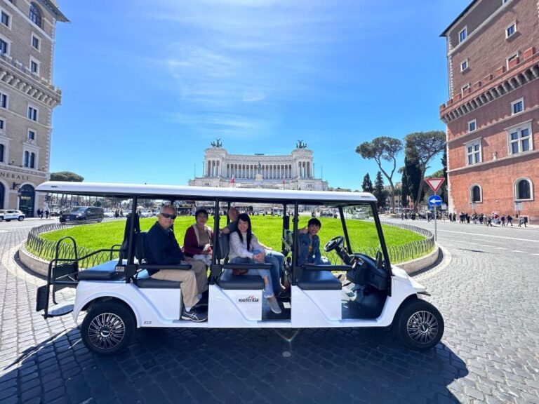 Rome in Golf Cart 6 Hours the Really Top!