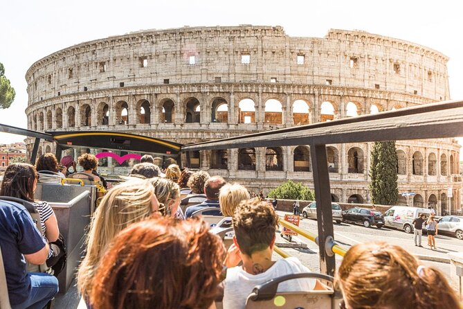 Rome Private Double Decker Open Bus Panoramic GuidedTour Exclusive Sightseeing
