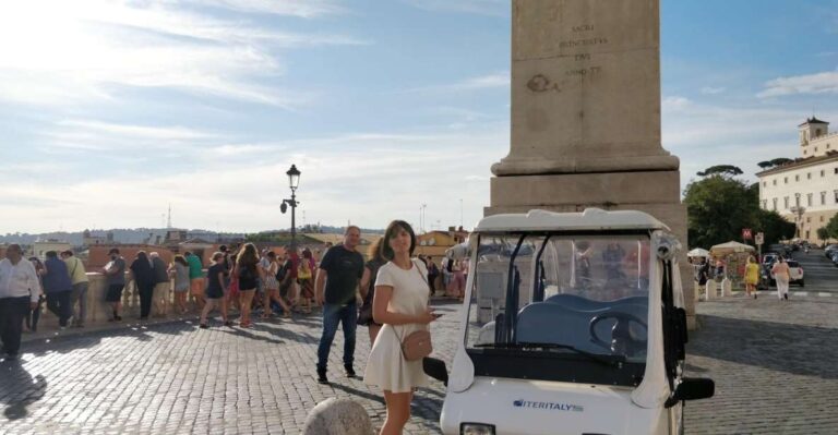 Rome: Private Golf Cart Tour