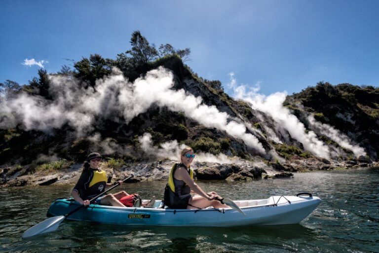 Rotorua: Waimangu Volcanic Valley Steaming Cliffs Kayak Tour