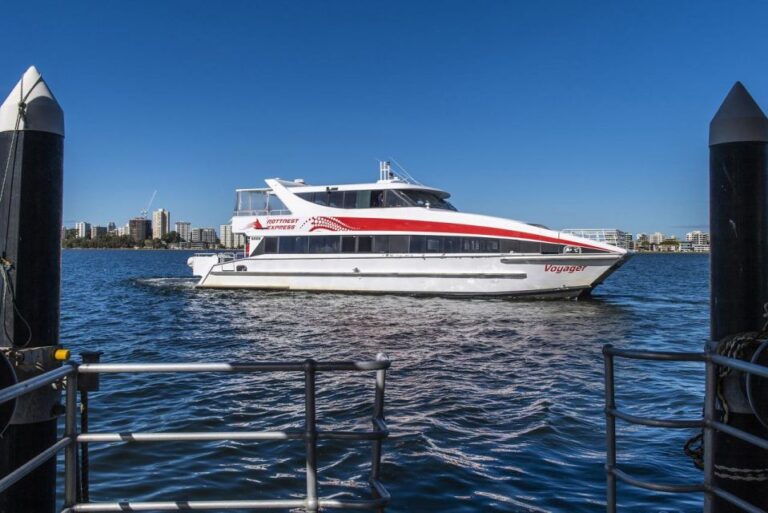 Rottnest Island: Premium Ferry Service With Cheese & Wine