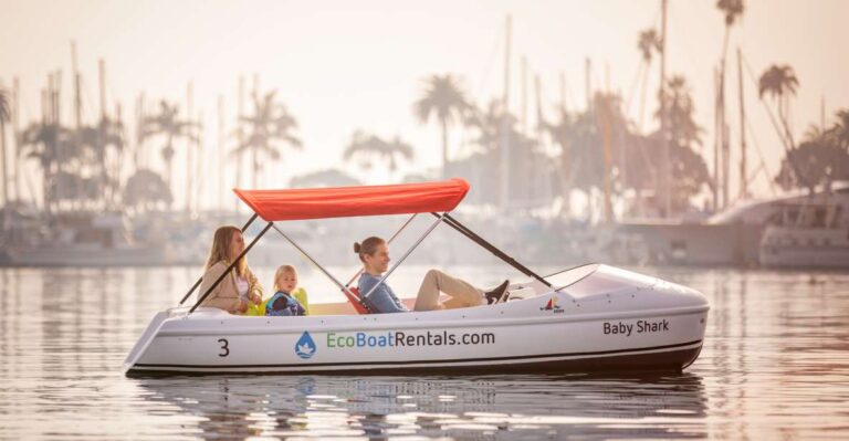 San Diego Bay: Eco-Pedal Boat Rental