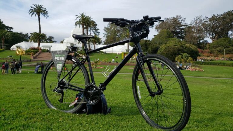 San Francisco: Golden Gate Park Bike or Ebike Rental W/ Map