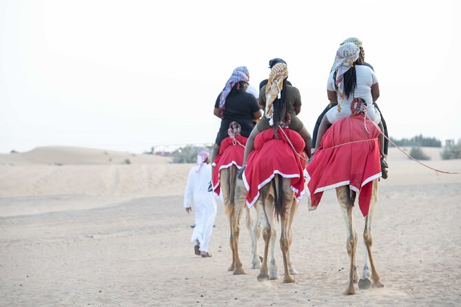 Sand Boarding Camel Ride and 1 Hour ATV in Dubai Lahbab Red Dunes