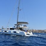 1 santorini all inclusive private luxury catamaran cruise Santorini: All-Inclusive Private Luxury Catamaran Cruise