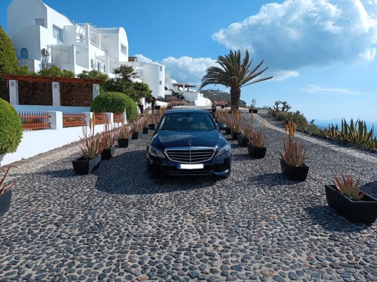 Santorini: Full-Day Car Hire With Private Driver