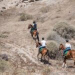 1 santorini horse riding trip to black sandy beach Santorini: Horse Riding Trip to Black Sandy Beach