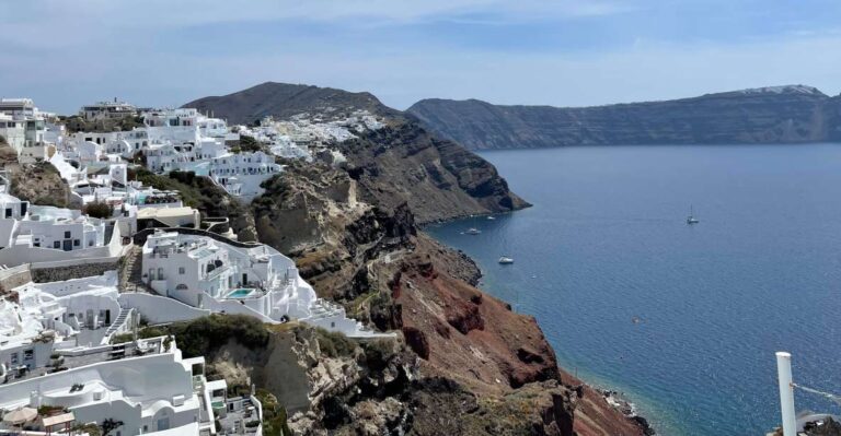 Santorini: Private Island Tour With Lunch at a Famous Winery