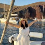 1 santorini private luxury catamaran cruise with greek meal Santorini: Private Luxury Catamaran Cruise With Greek Meal