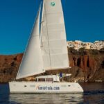 1 santoriniprivate catamaran tour with bbq unlimited drinks Santorini:Private Catamaran Tour With BBQ & Unlimited Drinks