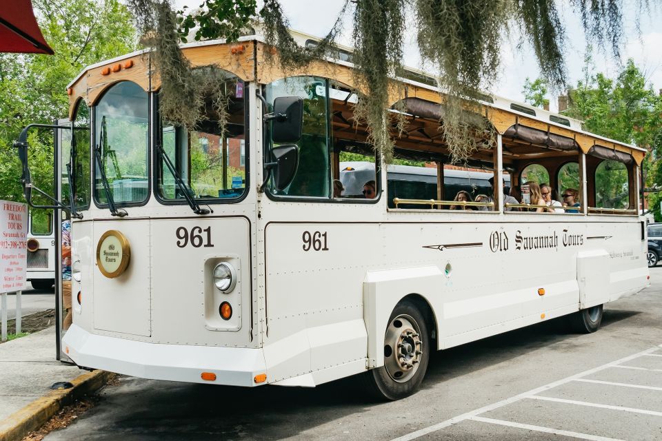 1 savannah history and sightseeing trolley tour Savannah: History and Sightseeing Trolley Tour