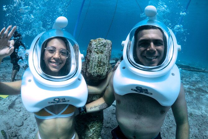 1 seatrek underwater helmet diving experience in downtown cozumel SeaTrek Underwater Helmet Diving Experience in Downtown Cozumel