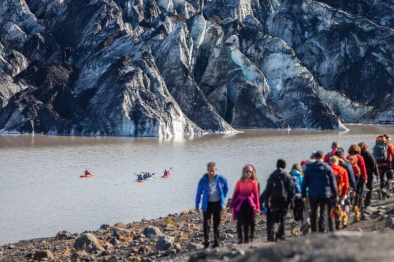 Sólheimajökull: Kayaking by the Glacier