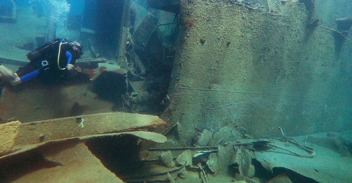 South Crete: Byron Shipwreck Dive With an Instructor