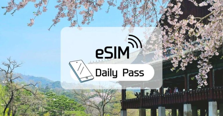 South Korea: Esim Mobile Data Day Plan (3-30 Days)