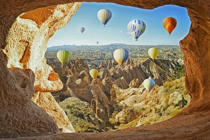 1 sunrise hot air balloon in magical cappadocia with breakfast and champagne Sunrise Hot-Air Balloon in Magical Cappadocia With Breakfast and Champagne