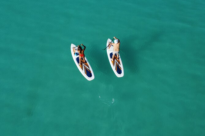 Sunrise on Paddleboard With Breakfast in the Lagoon of 7 Colors