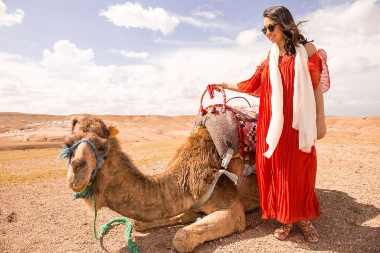Sunset Camel Ride in Agafay Desert