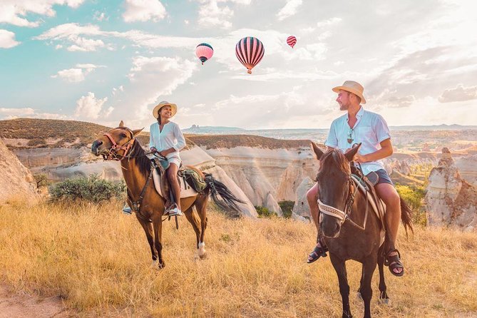 Sunset Horseback Riding Through The Valleys In Cappadocia