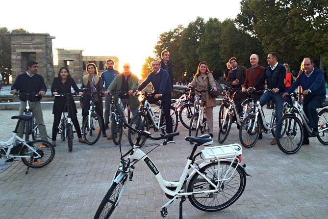 1 sunset in madrid by ebike night tour Sunset in Madrid by Ebike Night Tour