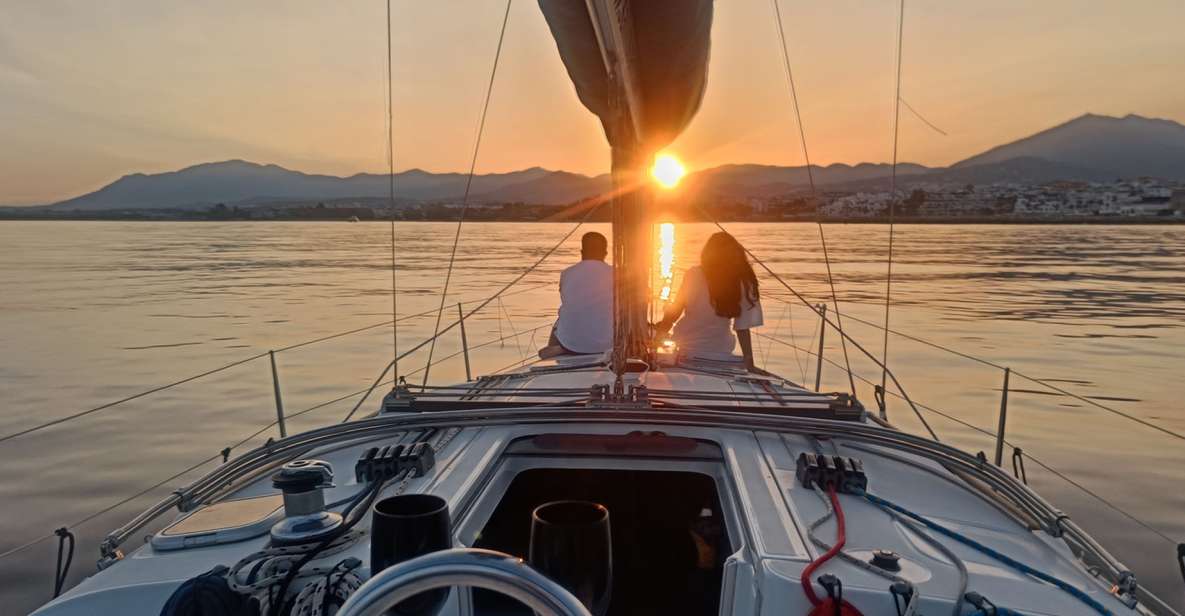 1 sunset sailing in private sailboat puerto banus marbella Sunset Sailing in Private Sailboat Puerto Banus Marbella
