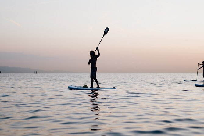 1 sup experience in barcelona with the option of sunset or sunrise SUP Experience in Barcelona With the Option of Sunset or Sunrise