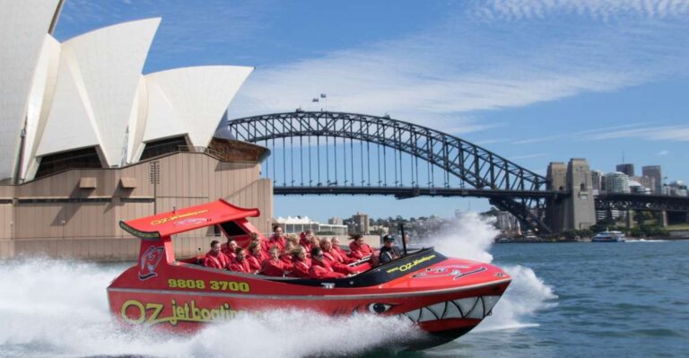 Sydney: Jet Boat Adventure Ride From Circular Quay