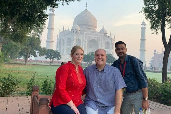 Taj Mahal Sunrise and Agra Fort Private Tour From Delhi