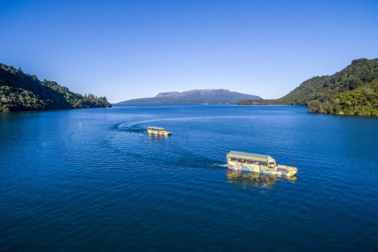 Tarawera and Lakes 2-Hour Duck Eco Tour