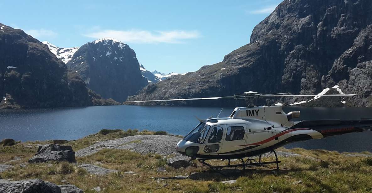 1 te anau helicopter flight over sutherland falls Te Anau: Helicopter Flight Over Sutherland Falls