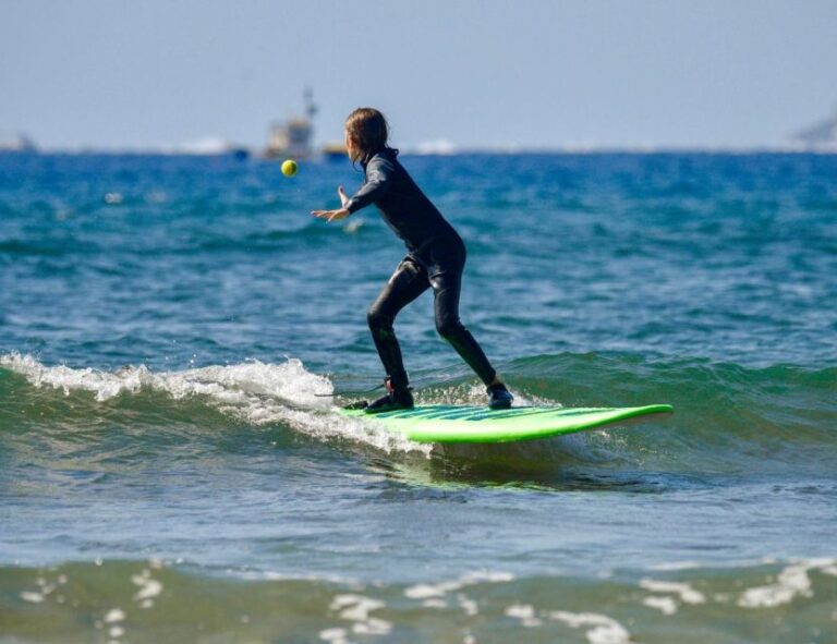 Tenerife: Surfing Lesson for Kids in Las Americas