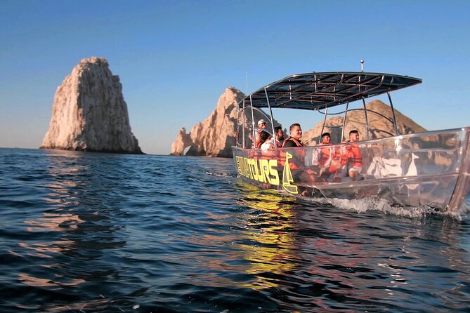 The Original Clear Glass-Bottom Boat to the Arch at Cabo