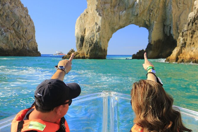Tours in Cabo, Paseo Al Arco, and Fin De La Tierra in the Only Clear Boat