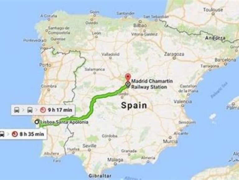 Transfer From Lisbon to Madrid up to 7Pax (Long Distance)