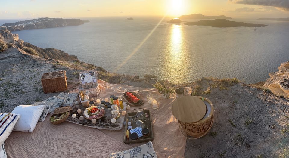 1 uncrowded santorini sunset picnic Uncrowded Santorini Sunset PicNic