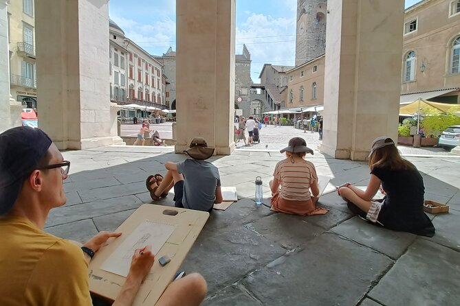 Urban Sketching in Bergamo – Upper Town!