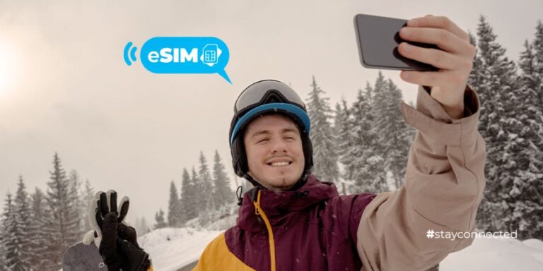 Val-Disère & France: Unlimited EU Internet With Esim Data