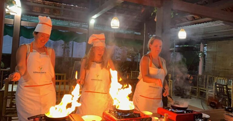 Vegetarian Cooking Class & Basket Boat From Hoi an /Da Nang