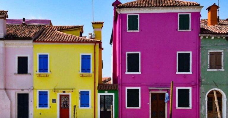 Venice: Grand Canal, Murano and Burano Half-Day Boat Tour