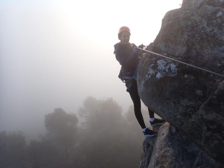 Via Ferrata Baumes Corcades in Centelles