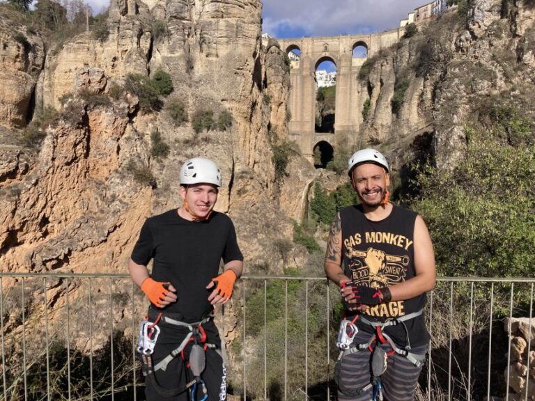 Via Ferrata Tajo De Ronda With Transfer From Costa Del Sol