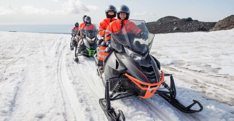 Vik: Mýrdalsjökull Snowmobile Adventure